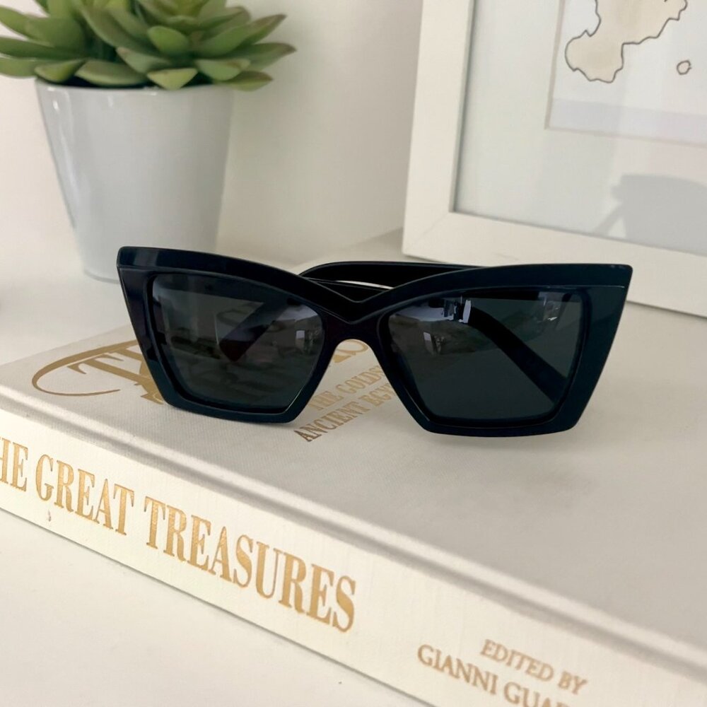 Saint Laurent  Lignes Pointues 54MM Cat-Eye Sunglasses - Picture 5 of 5